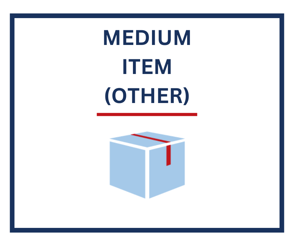 Medium Item (Other) Storage: $20/month, $80/summer