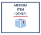 Medium Item (Other) Storage: $20/month, $80/summer